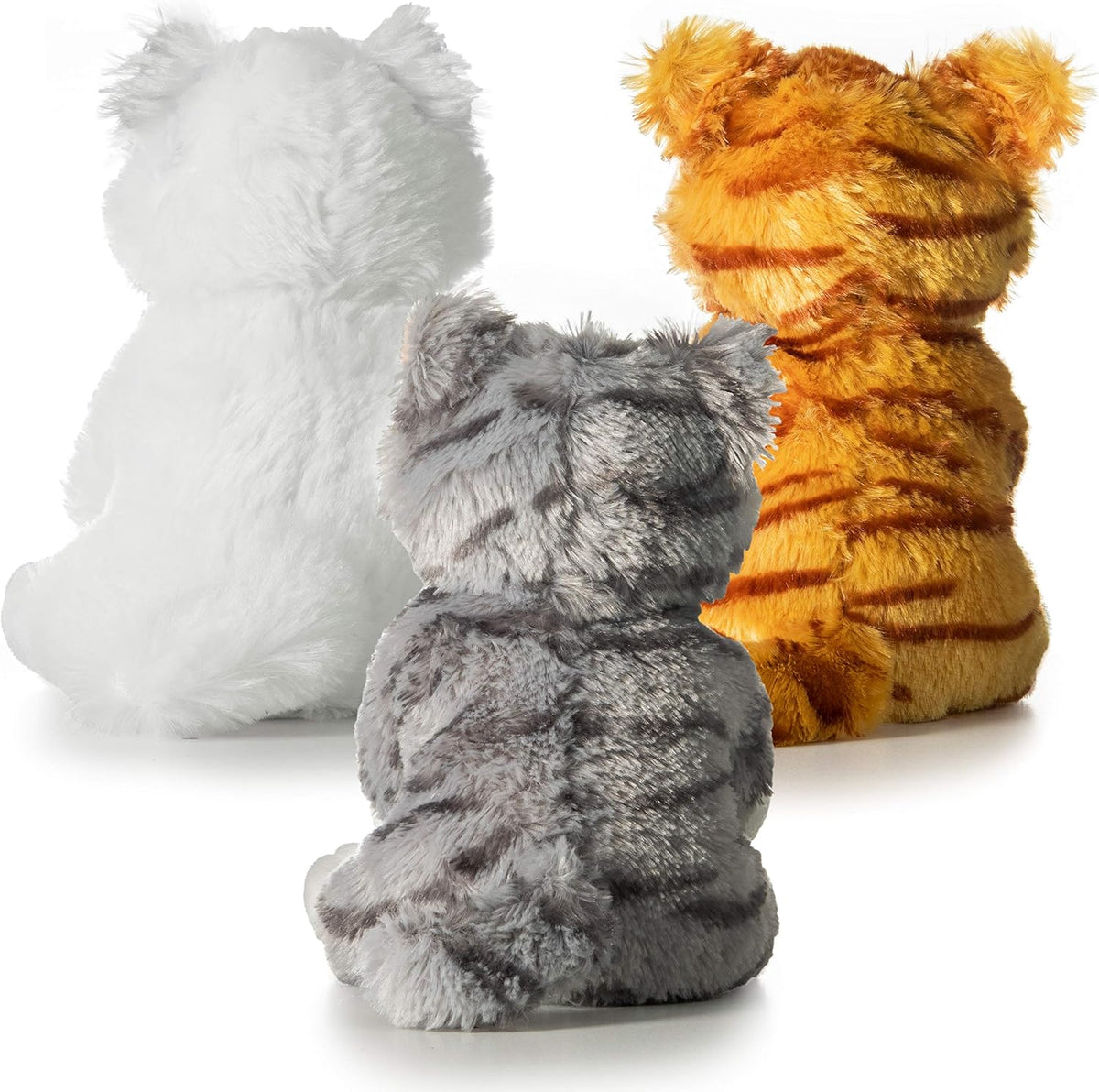 Pack of 3 Large Stuffed Animal Cat Plush Toys P857