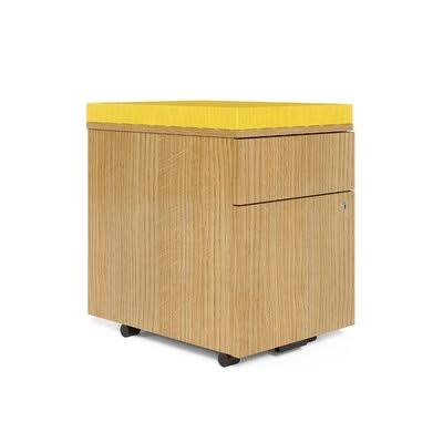 2-Drawer Vertical Filing Cabinet Strata Oak/Eureka U370
