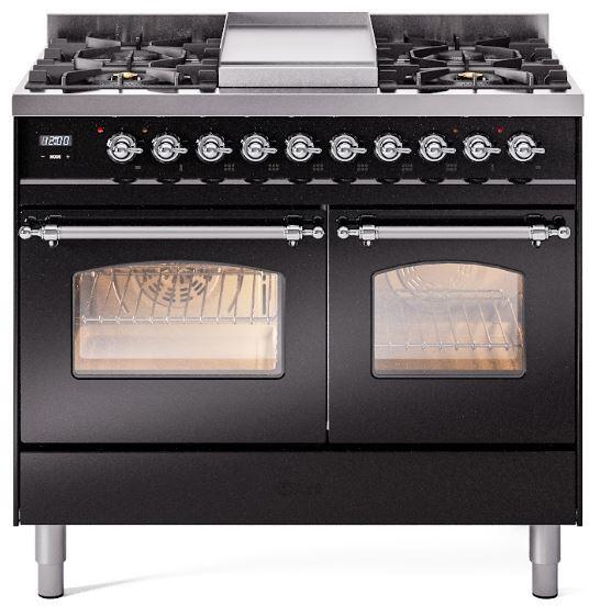 Black Dual Fuel Natural Gas Range P617005