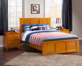 Caramel Latte Full Bed with Foot Board F5125