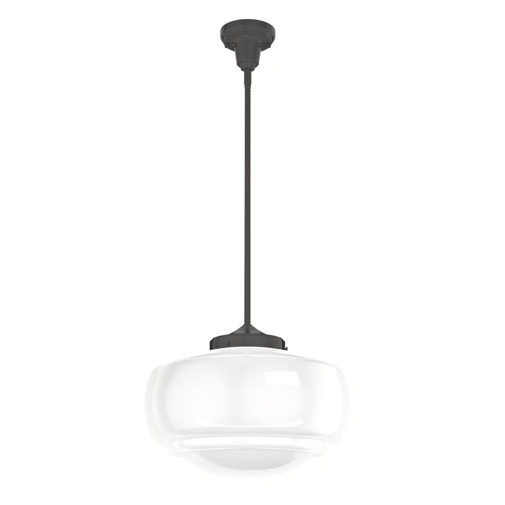 16 inch Cased White Glass Pendant Ceiling Light M518913