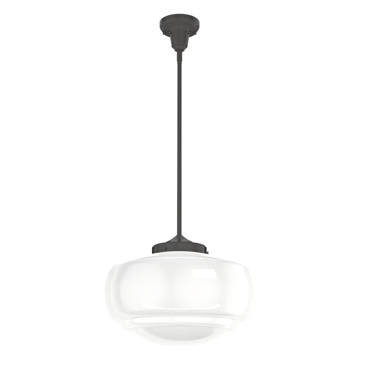 16 inch Cased White Glass Pendant Ceiling Light M518913