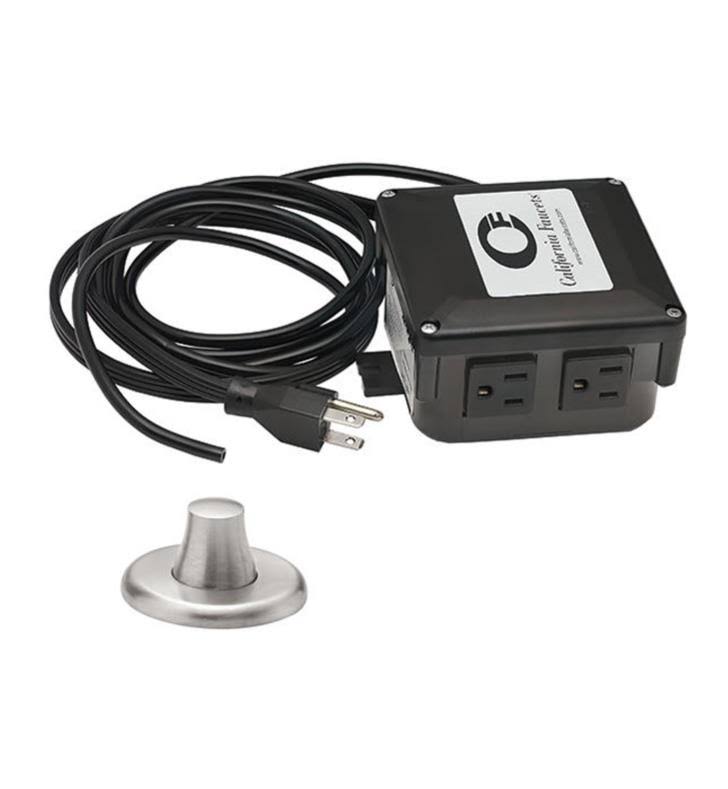 Polished Brass Air Activation Switch for Disposer Q3246