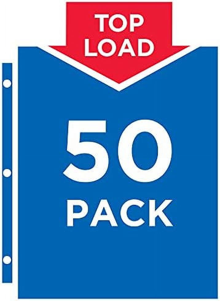 Semi-Clear Top-Load Sheet Protectors D341
