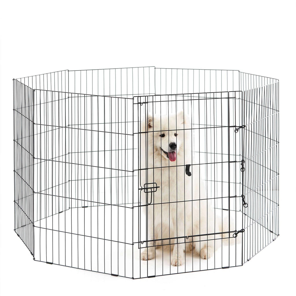8 Panel Pet Exercise Play Pen with Door Y820163