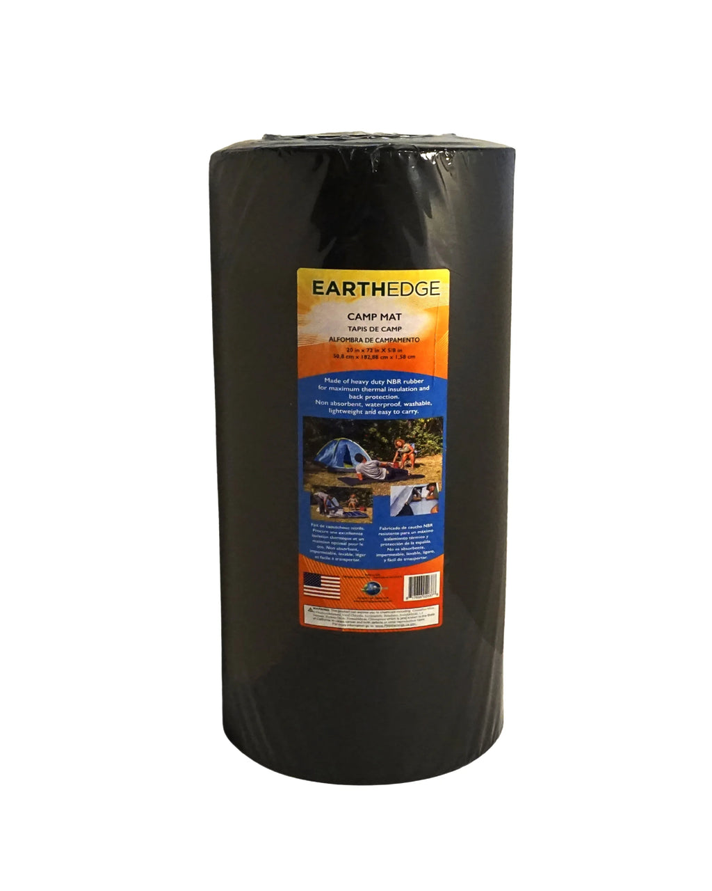 Black Camp Mat 20"x72"x1" Y18955