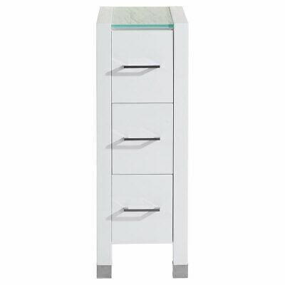 White 11 3/4 in. Wide Vanity Drawer Base S776
