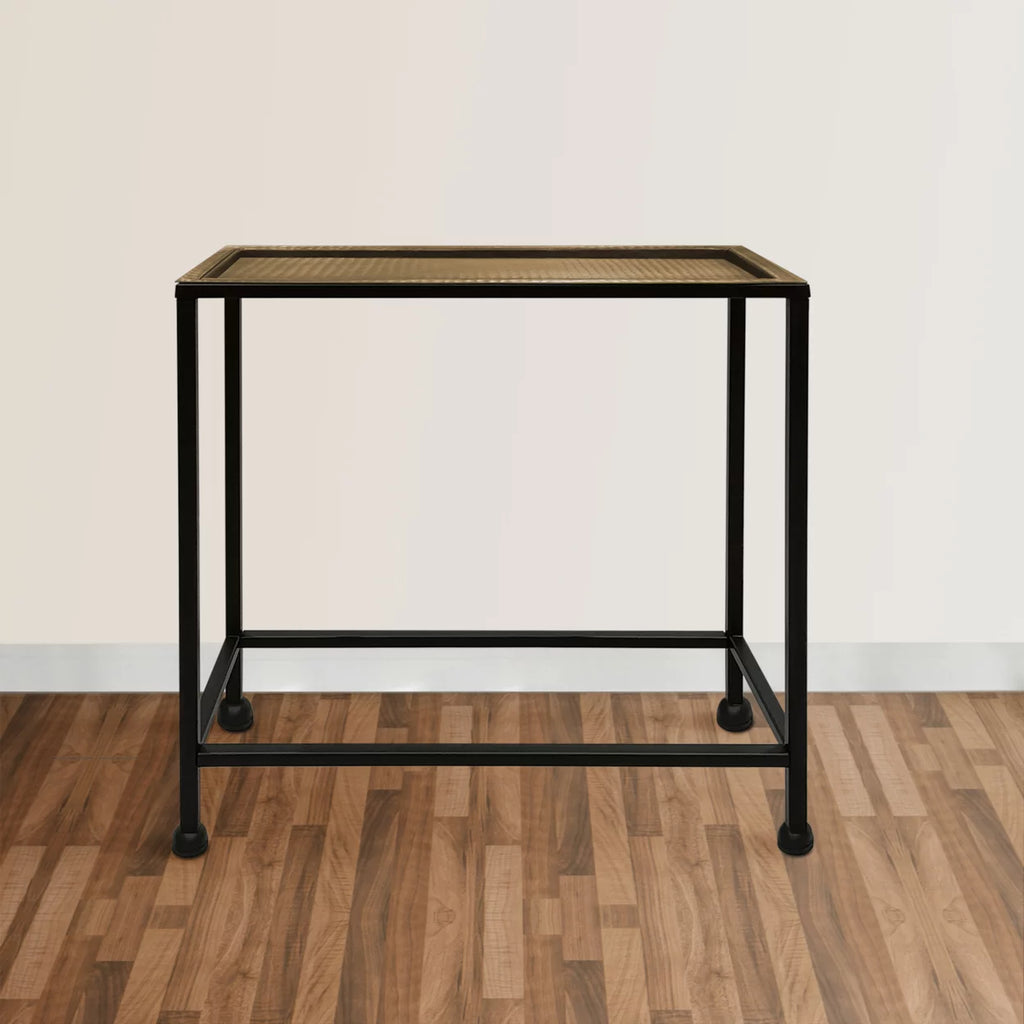 20 Inch Antique Bronze Side End Table M6664