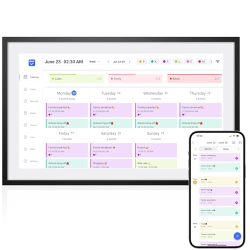 10.1 Inch Smart Digital Calendar with Chore Chart & Meal Planner V227831
