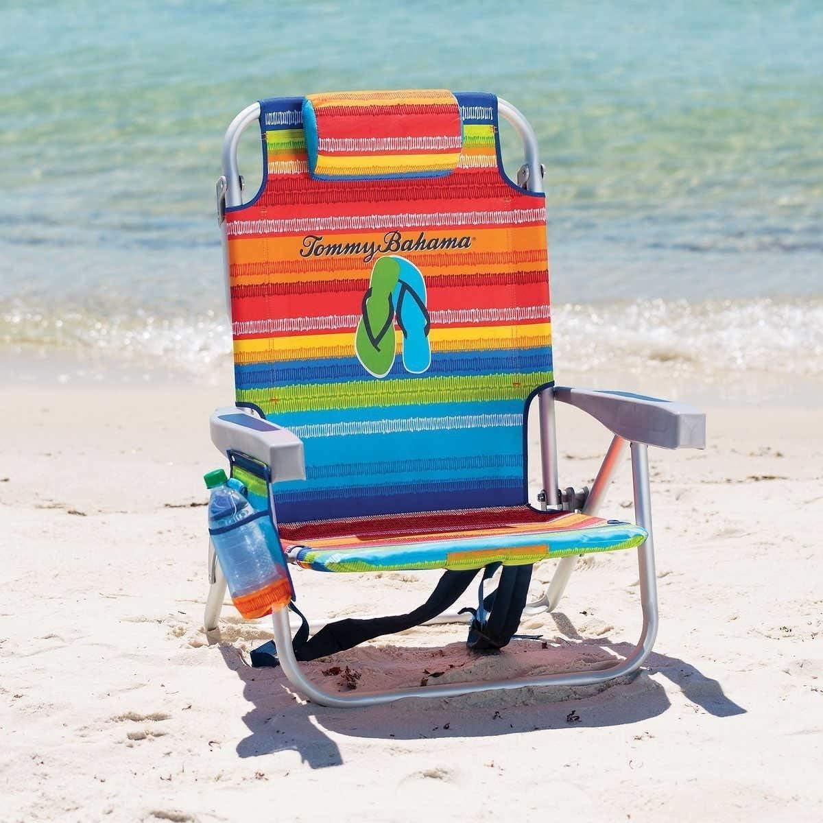 Backpack Cooler Chair with Storage Pouch and Towel Bar N746483