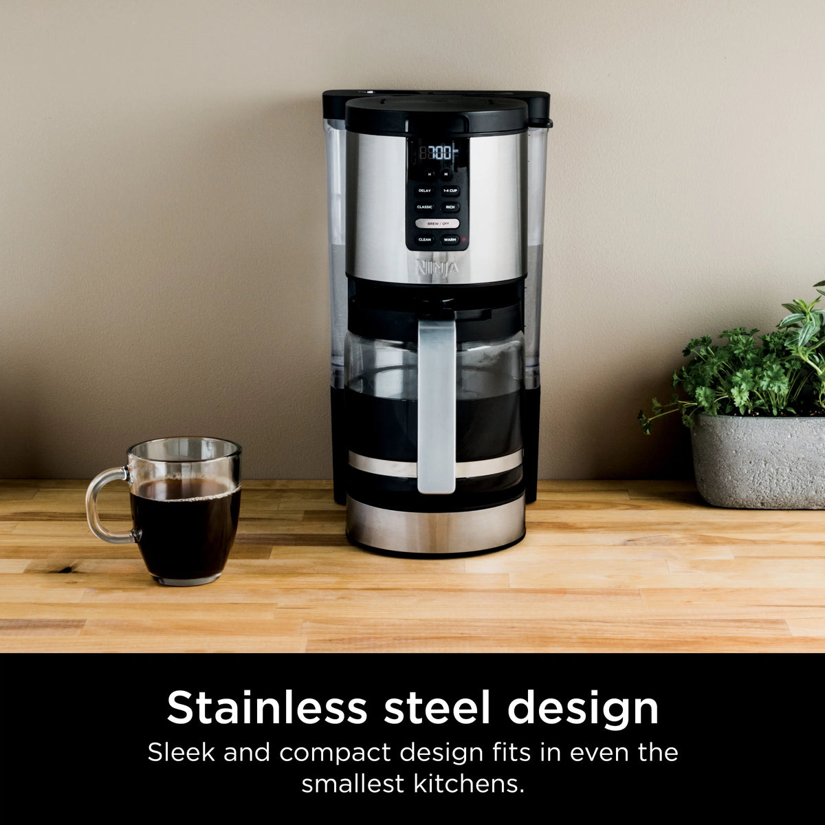 14-Cup Programmable Coffee Maker with Glass Carafe C2020