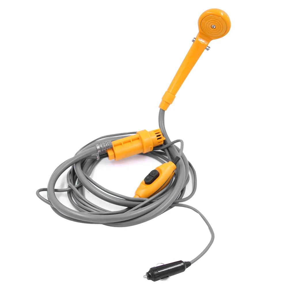 Portable Shower Kit with Pump, 6 Meter Cable, Max 2.5L Per Minute J795