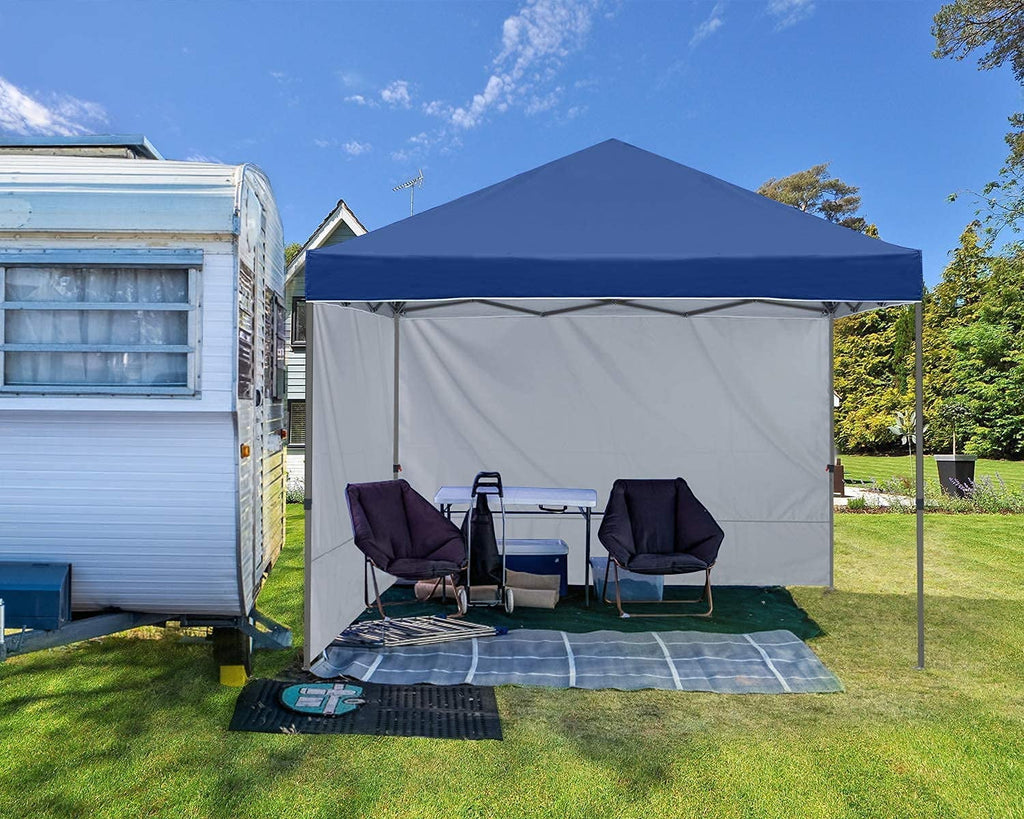 10 ft x 10 ft White Pop up Canopy Tent N7125