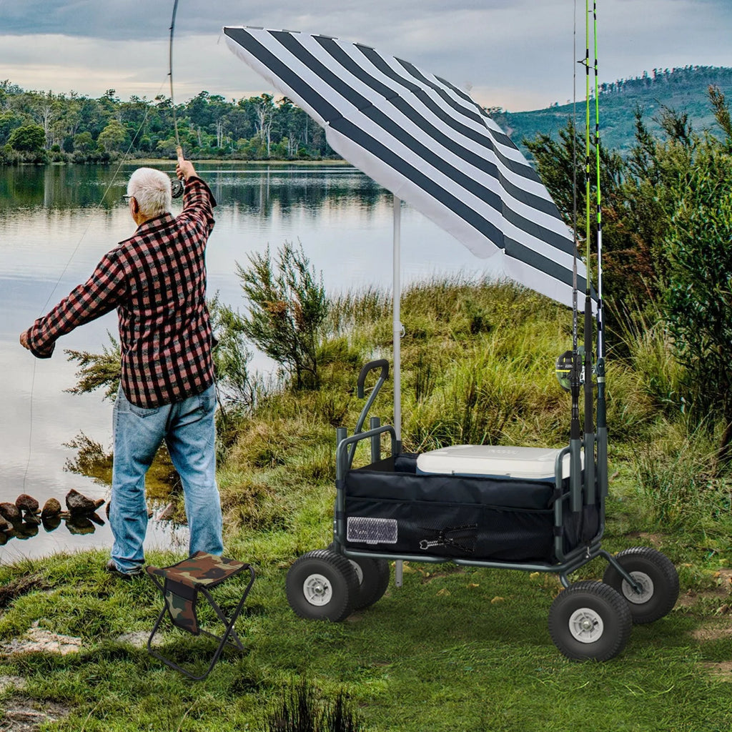 Heavy Duty Foldable Fishing Cart 550 Pound Capacity V556