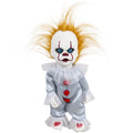 Halloween Plush Dolls Toys Stuffed Scary Clown Cat Ornaments O4373