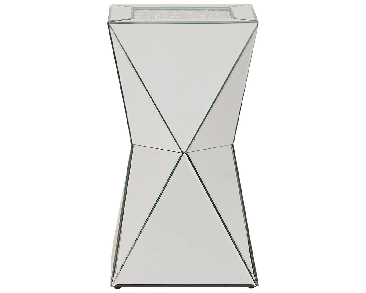 Contemporary Accent Table Mirror Silver Finish H490685