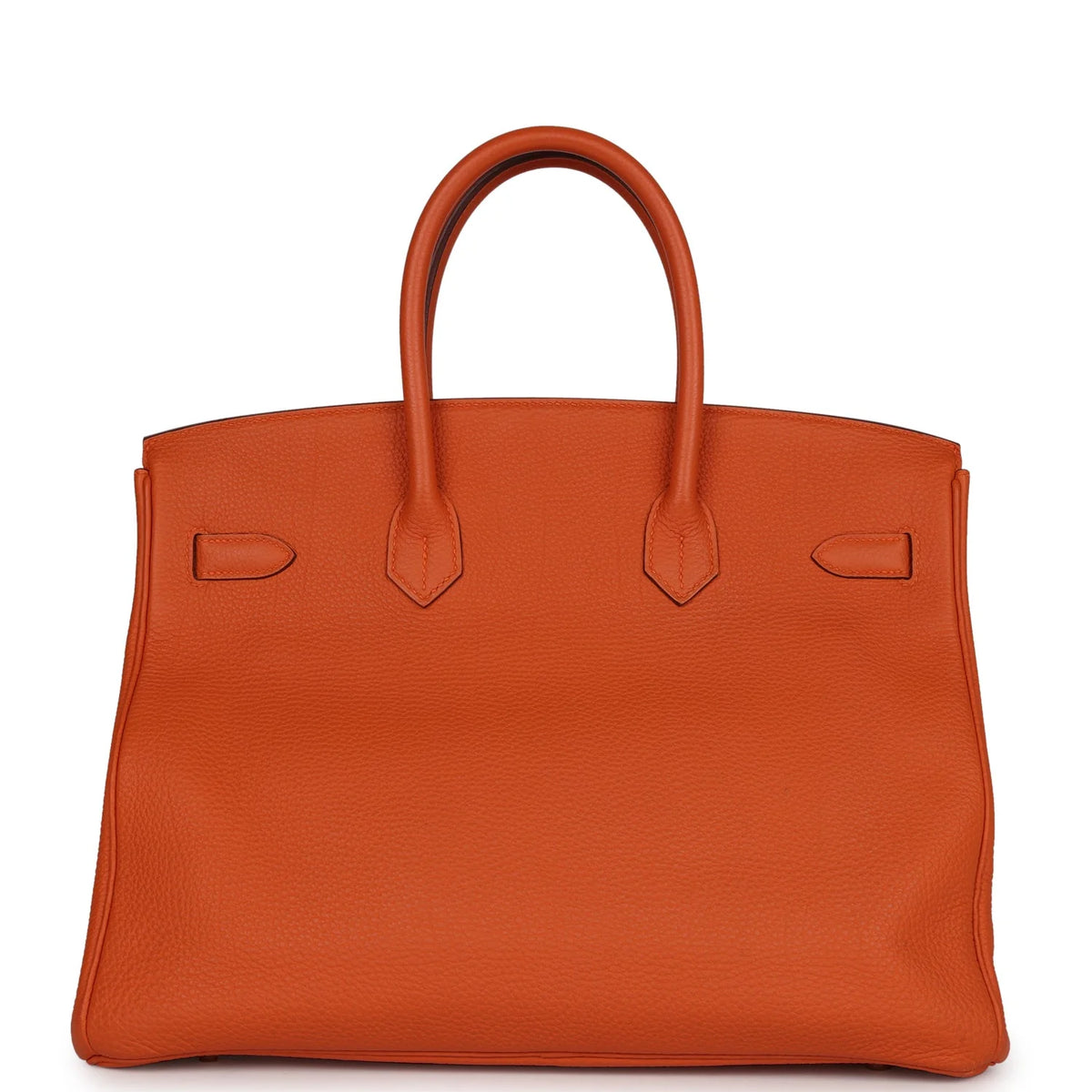 Pre-owned Orange Clemence Leather Handbag R452671