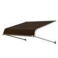 Brown Solid Open Slope Door Fixed Awning Z204569